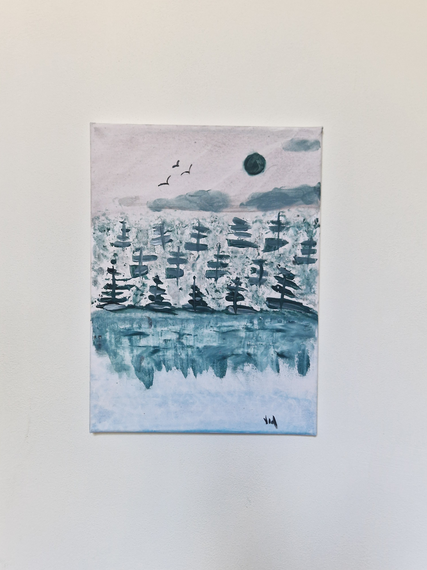 Alberi che si riflettono