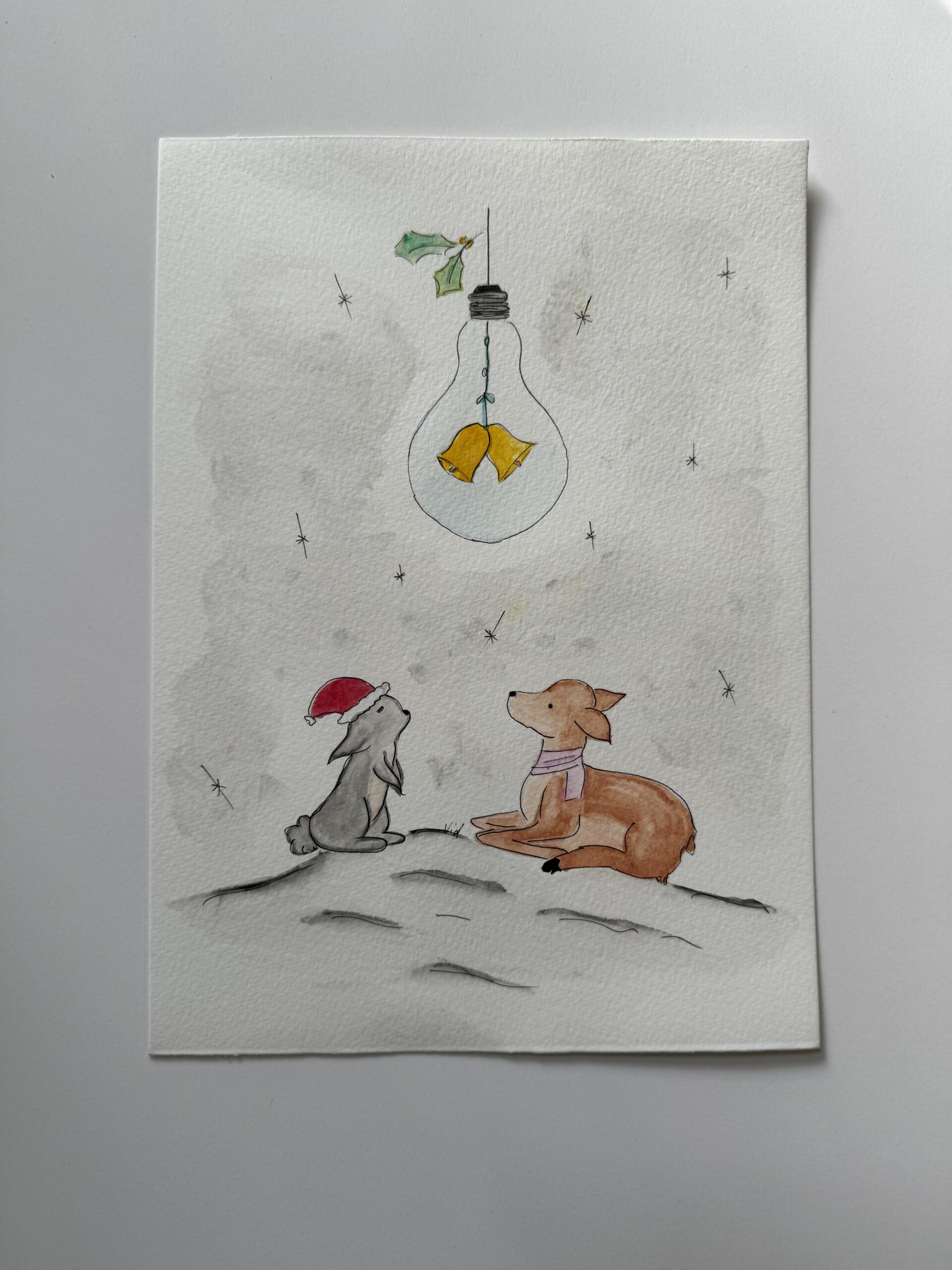 Piccoli nel gelido inverno